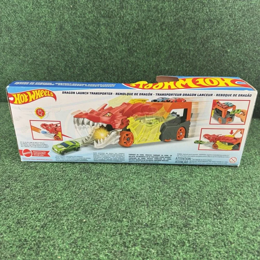 Hot Wheels City Dragon Launch Transporter 1 Vehicle New